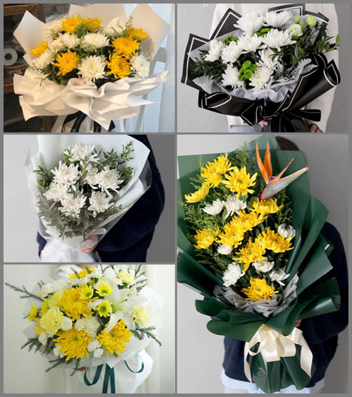 湖南永州零陵区珠山镇东湘桥村白事花束代送